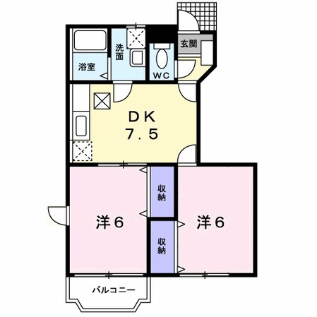 阿波中島駅 徒歩18分 1階の物件間取画像